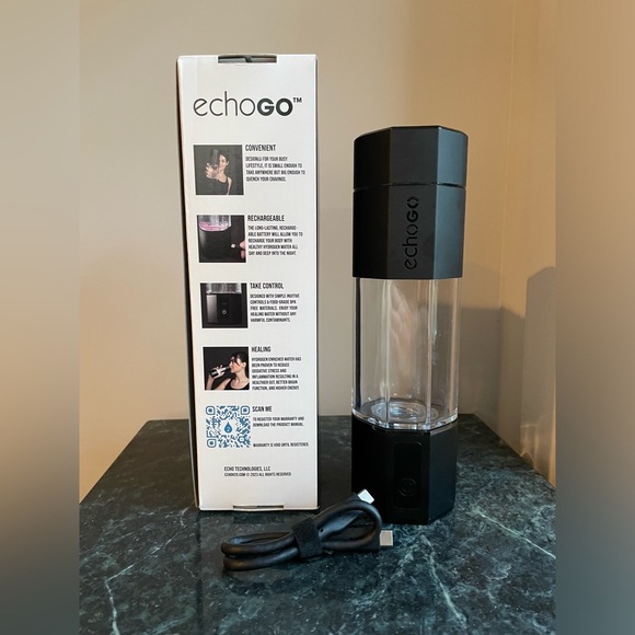 New/(Demo Item showed on my shelf) Echo Go+ Hydrogen Water Bottle - Picture 4 of 9